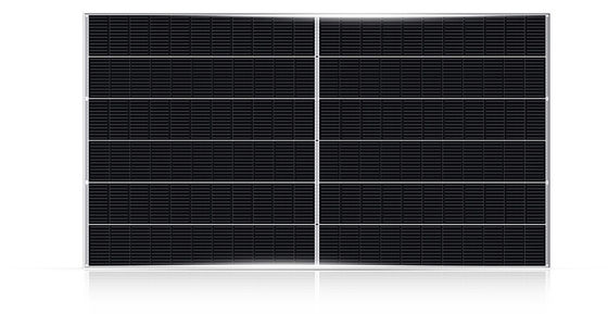 2x66 เซลล์ 645-665w PERC โมดูลสองหน้า โมโน Perc แผ่นตัดครึ่ง