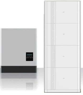 EU OEM ระบบเก็บพลังงานบ้านบูรณาการด้วย Lifepo4 แบตเตอรี่ LED Display และ Multi Connectivity Inverter บวก