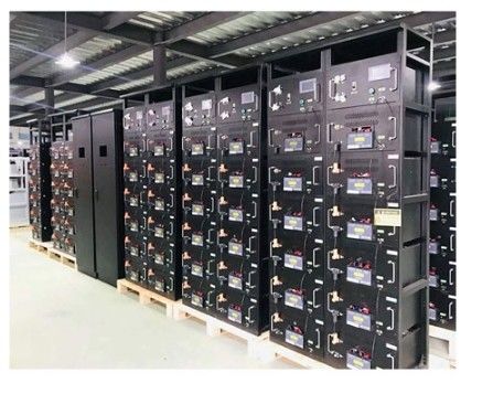 แบตเตอรี่ลิตยูมไอออนความดันสูง 384V พร้อม BMS และจอ LCD การออกแบบโมดูล