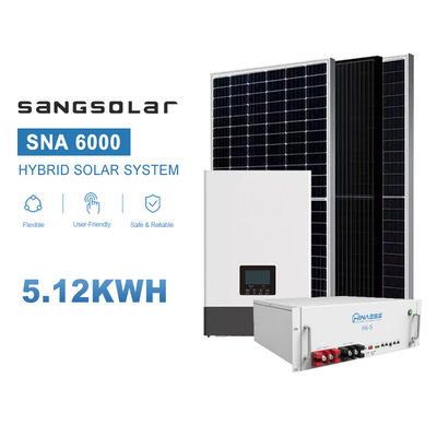 6KW 12KW 18KW การเก็บ 10KW ระบบแบตเตอรี่พลังแสงอาทิตย์ที่ปิดระบบครบถ้วนสําหรับบ้าน