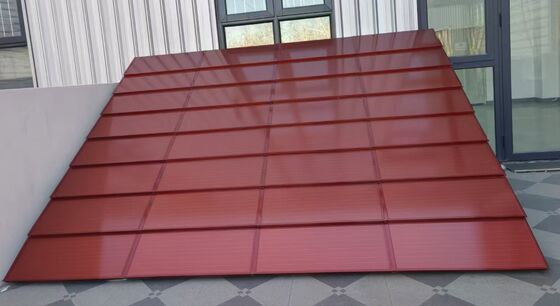 แผงโซลาร์เซลล์ PERC ชนิดโมโนคริสตัลไลน์ 60W - แผง PV แบบบูรณาการหลังคา BIPV ที่ได้รับการจัดอันดับ IP67 สำหรับการผลิตพลังงานที่มีประสิทธิภาพสูง